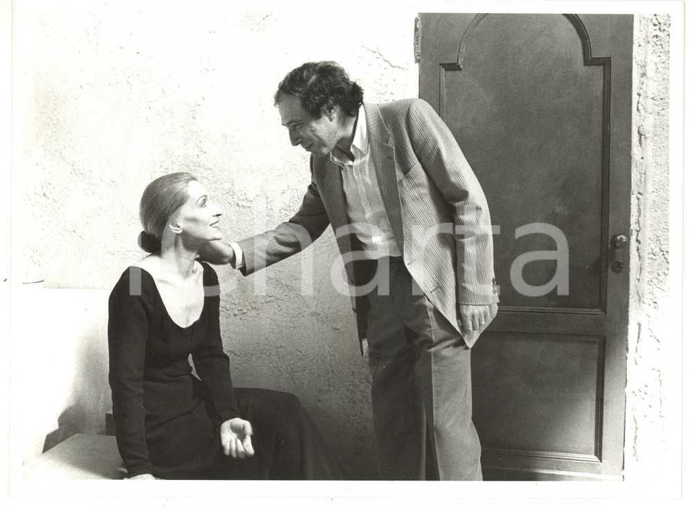 1985 ca TEATRO Giorgio PRESSBURGER con l'attrice Lidija KOZLOVIC *Foto 24x18 cm