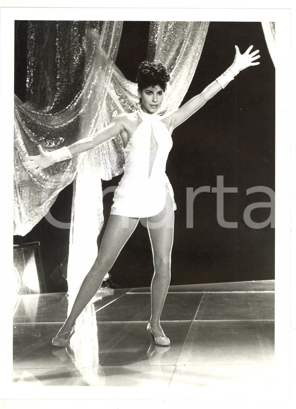 1990 ca EROTICA VINTAGE Spettacolo con Milly D'ABBRACCIO *Foto 18x24 cm
