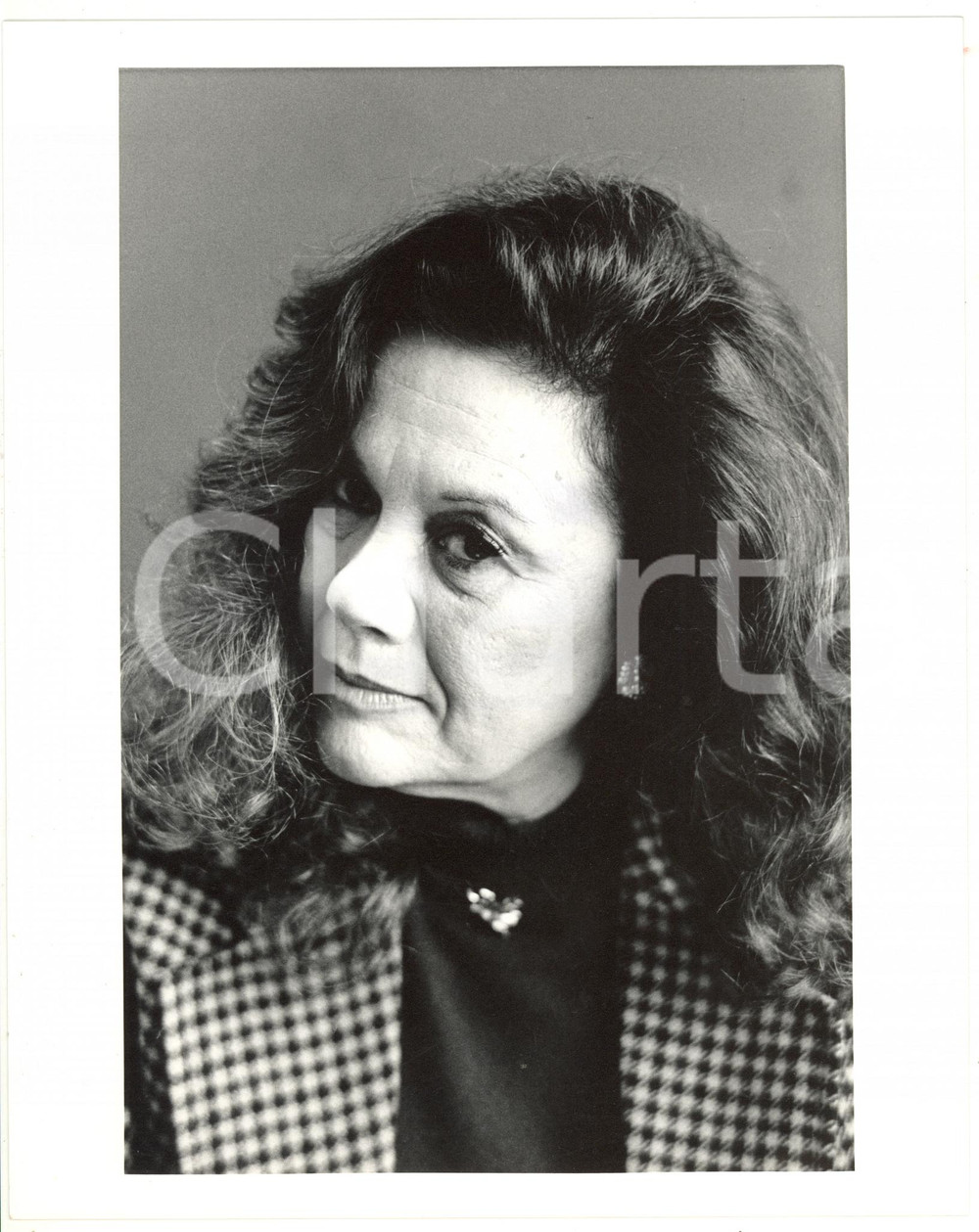 1990 ca CINEMA Ritratto dell'attrice Valeria MORICONI *Foto VINTAGE 20x25 cm
