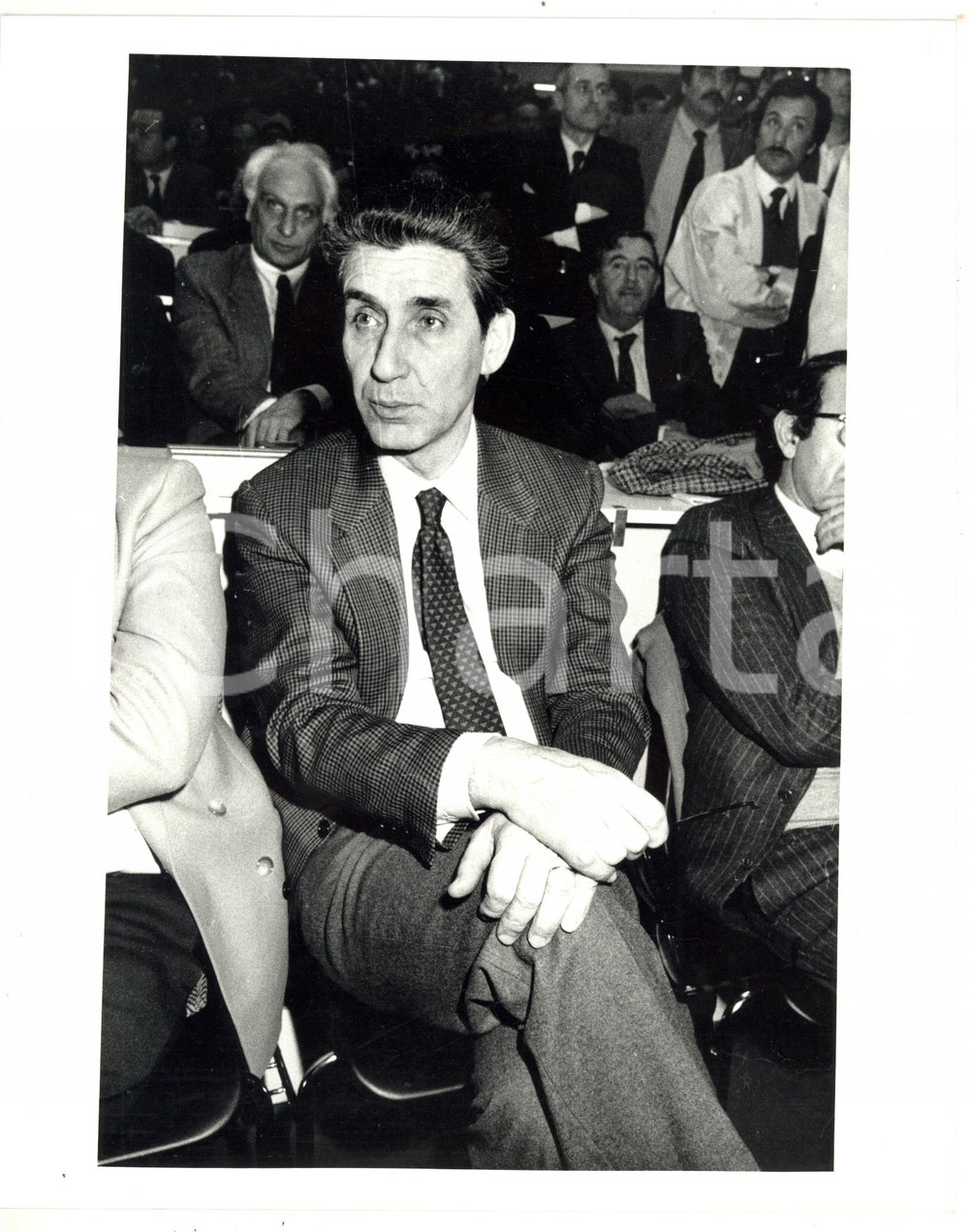 1990 ca POLITICA - PCI Stefano RODOTÀ durante conferenza *Foto 20x25 cm