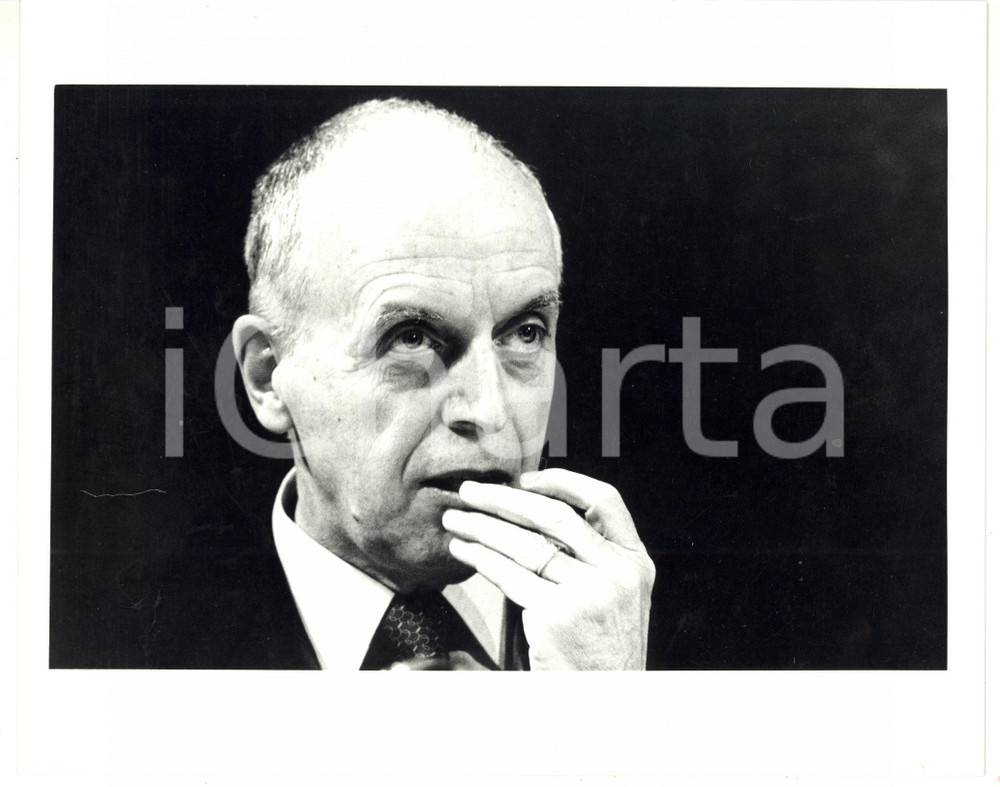 1985 ca MILANO - MONTEDISON Ritratto di Mario SCHIMBERNI *Foto 25x20 cm