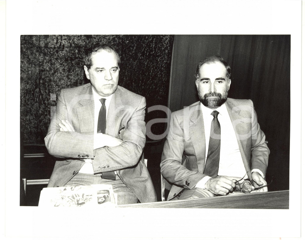 1985 ca POLITICA - DC Convegno con Antonio BALLARIN e Giuseppe ZOLA - Foto