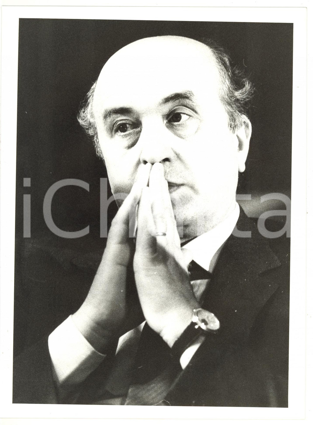 1985 MILANO - DC Convegno con Ciriaco DE MITA - Fotografia VINTAGE 18x24