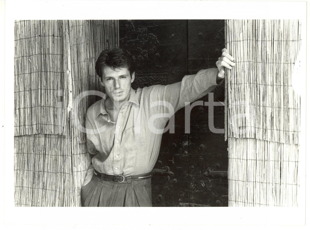 1990 ca CINEMA Ritratto dell'attore Lambert WILSON *Foto VINTAGE 24x18 cm