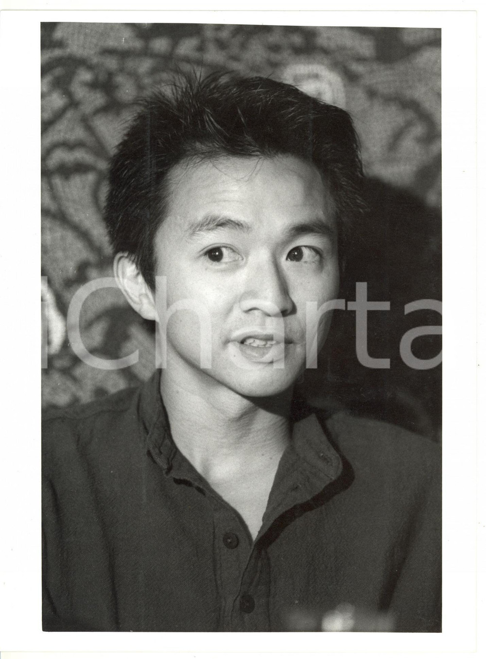 1985 ca CINEMA Ritratto dell'attore Dennis DUN *Fotografia VINTAGE 18x24 cm