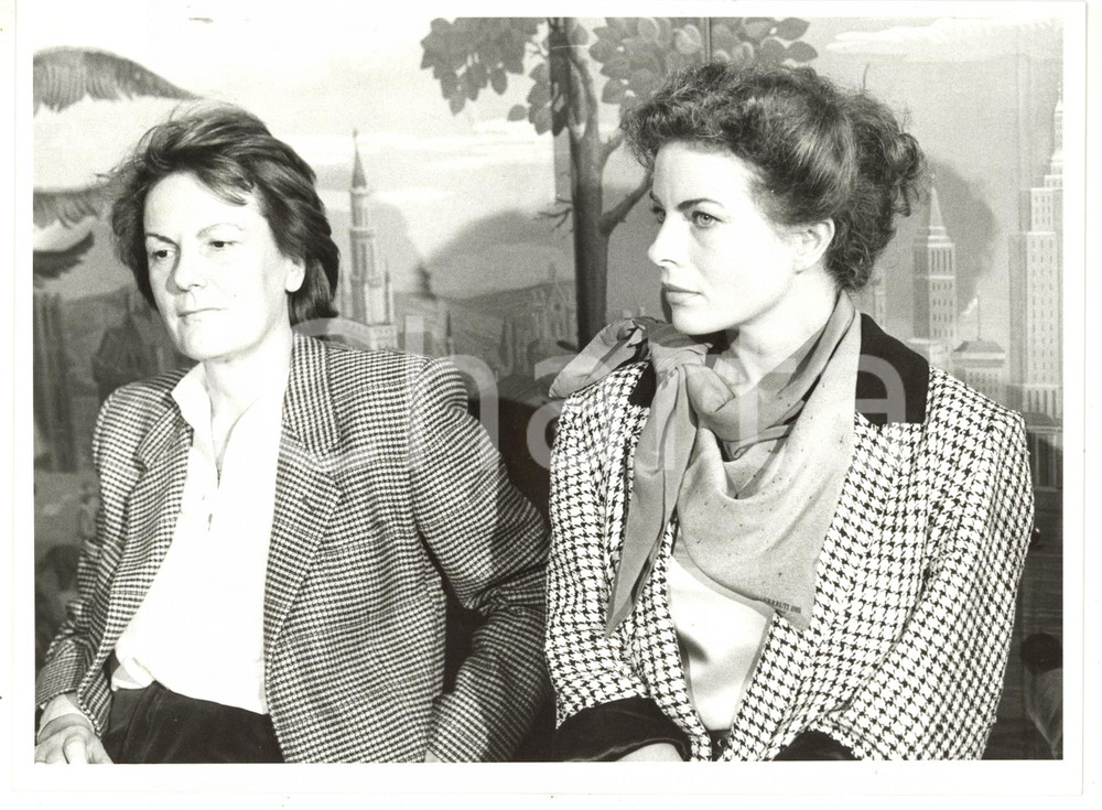 1985 CINEMA Intervista a Gudrun LANDGREBE e Liliana CAVANI *Foto 24x18 cm
