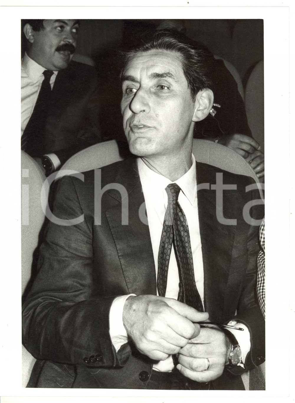 1990 ca POLITICA - PCI Ritratto di Stefano RODOTÀ *Fotografia VINTAGE 18x24 cm