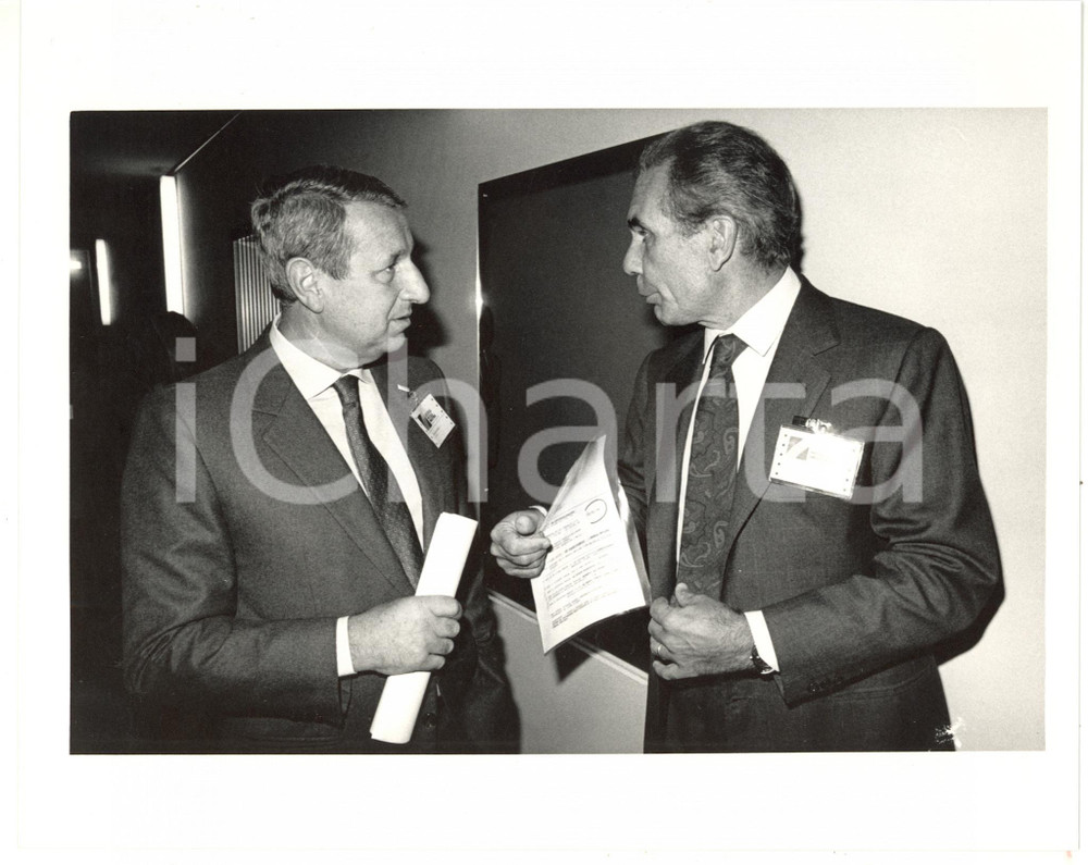 1990 ca CONFINDUSTRIA Piccola Industria - Giuseppe GAZZONI con Franco MUSCARÀ