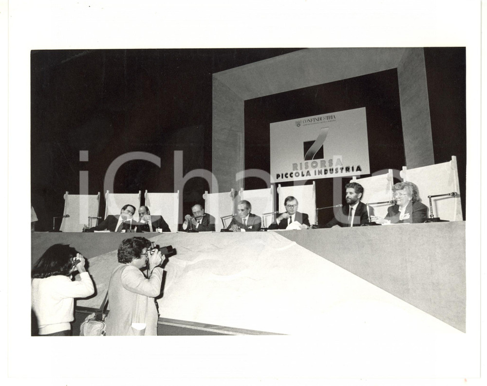 1990 ca CONFINDUSTRIA Piccola Industria - Roberto FORMIGONI - Piero BARUCCI 