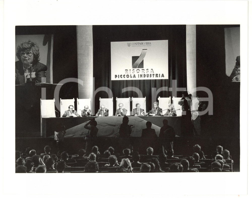 1990 ca CONFINDUSTRIA Giuseppe GAZZONI - Roberto FORMIGONI - Piero BARUCCI 