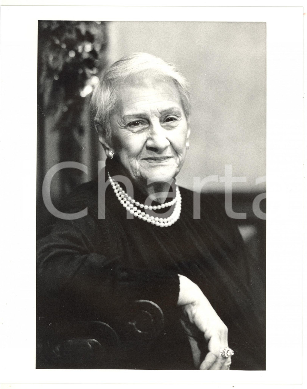 1985 ca CINEMA Ritratto dell'attrice Tina LATTANZI - Foto VINTAGE 20x25 cm