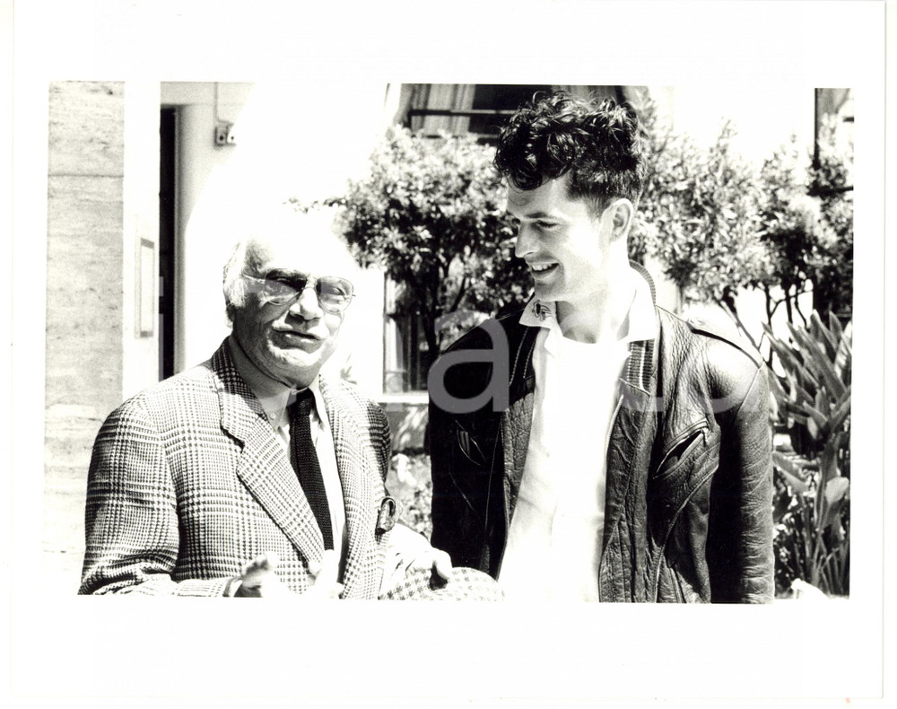 1987 CANNES Festival del Cinema - Francesco ROSI con Rupert EVERETT *Foto 25x20