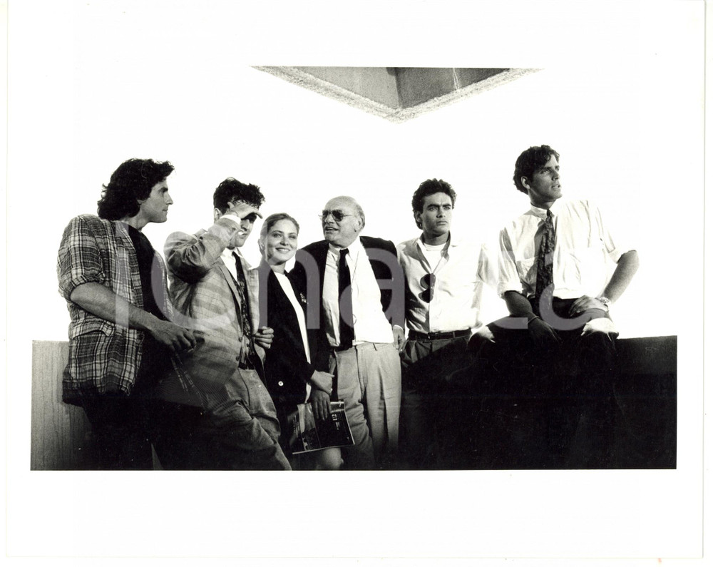 1987 CANNES Francesco ROSI - Rupert EVERETT - Ornella MUTI - Anthony DELON *Foto