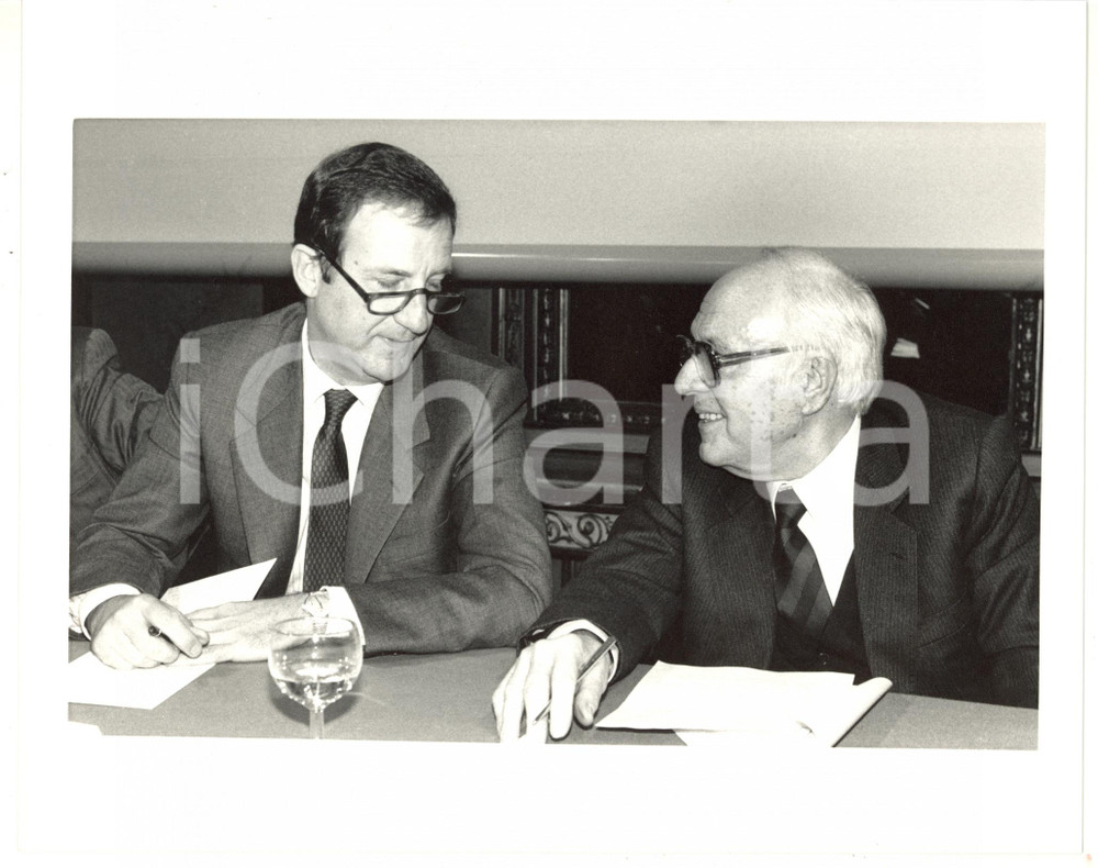 1990 ca ASSOLOMBARDA Conferenza con Lorenzo NECCI e Ottorino BELTRAMI *Foto