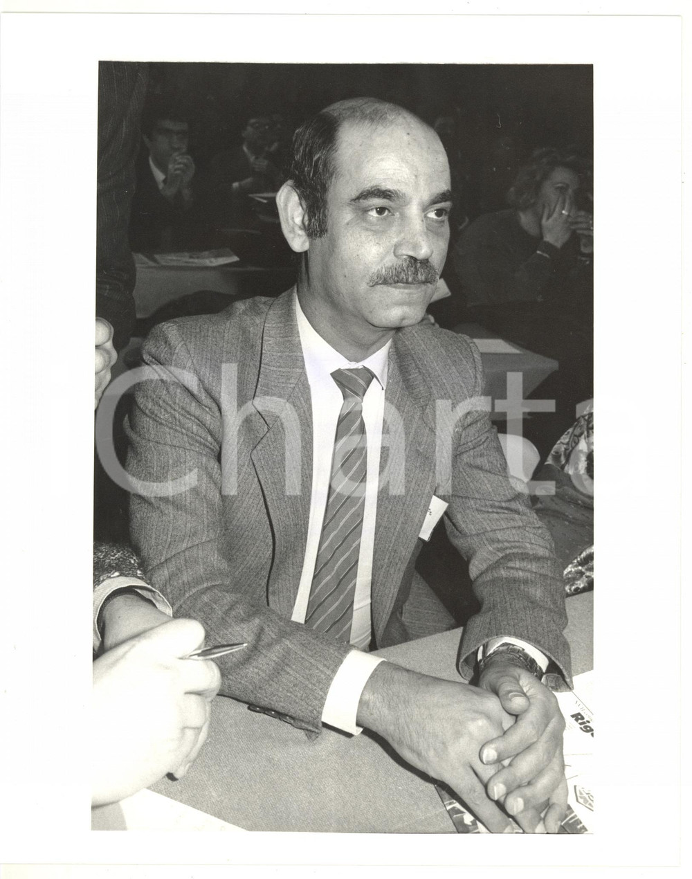 1988 MILANO - ACLI Nemer HAMMAD rappresentante OLP in Italia - Foto 20x25 cm