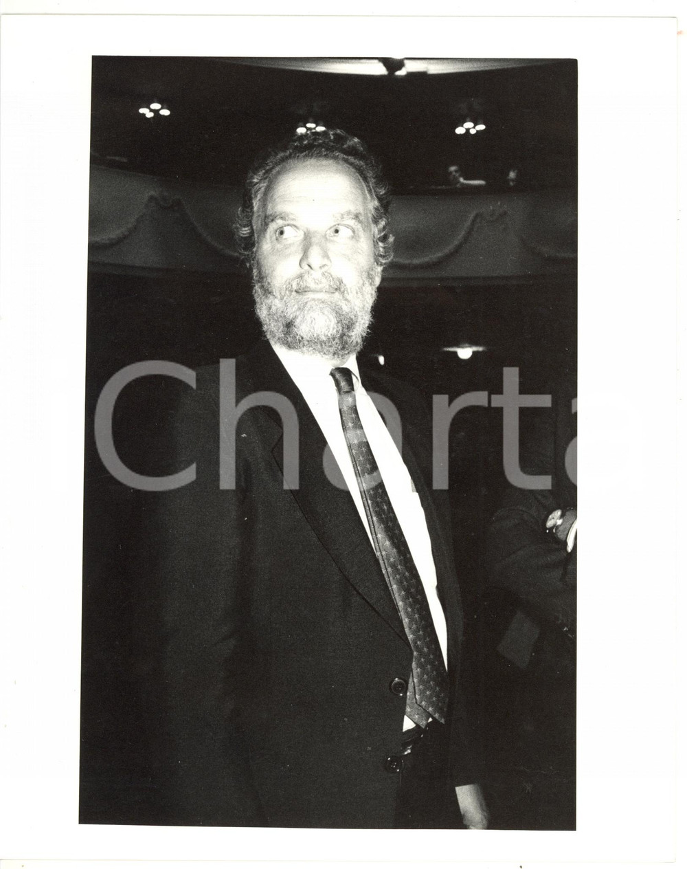 1985 ca MILANO (?) Ritratto di Gianni CORDERO DI MONTEZEMOLO *Foto 20x25 cm