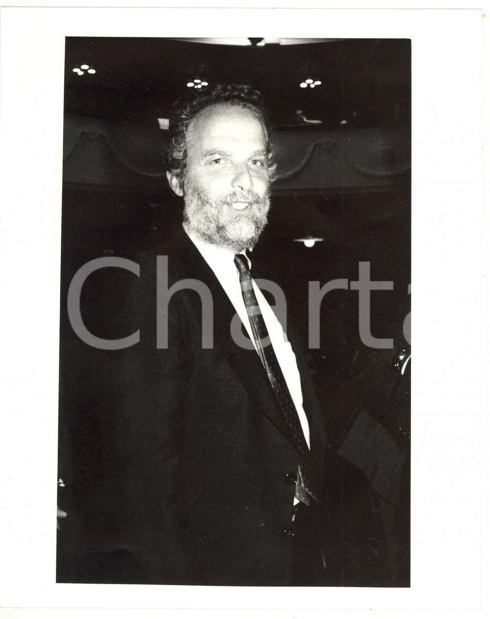 1985 ca MILANO (?) Ritratto di Gianni CORDERO DI MONTEZEMOLO - Foto 20x25 cm