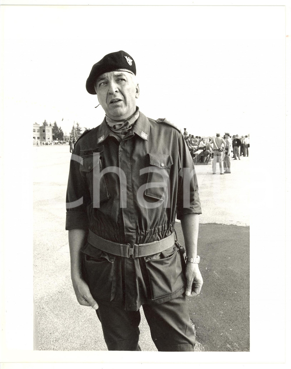 1990 ca ESERCITO ITALIANO Ritratto del generale Raffaele SIMONE *Foto 20x25 cm