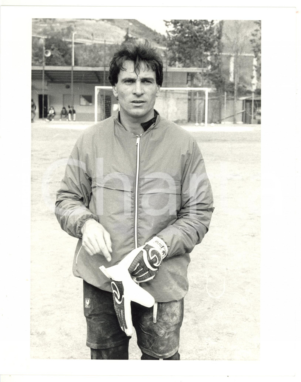 1985 ca CALCIO Ritratto del portiere Ivano BORDON in campo *Foto 20x25 cm