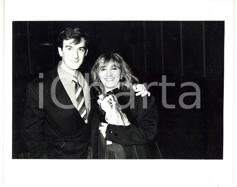 1985 ca CINEMA Ritratto dell'attrice Piera DEGLI ESPOSTI *Foto VINTAGE 25x20 cm