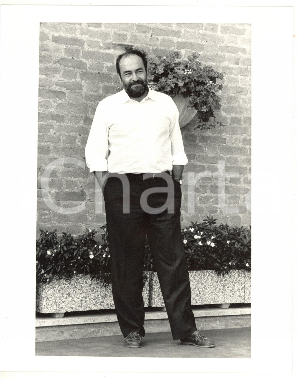 1988 VENEZIA Mostra del Cinema - Ritratto di Giuseppe BERTOLUCCI *Foto 20x25
