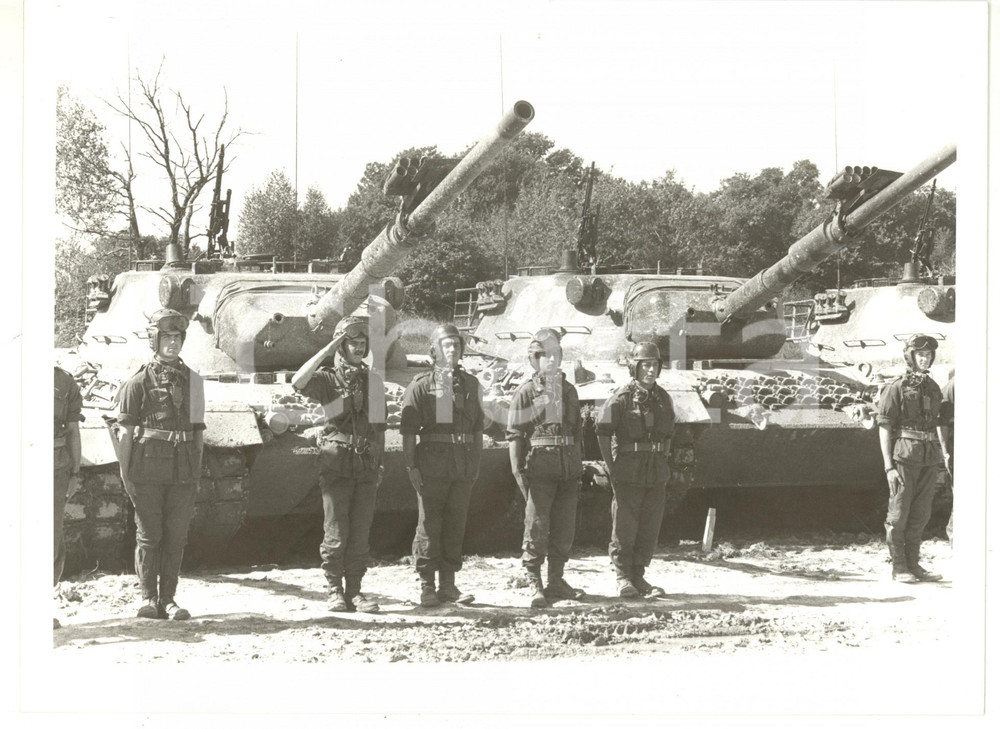 1990 ca ESERCITO ITALIANO Esercitazione militare *Fotografia 24x18 cm