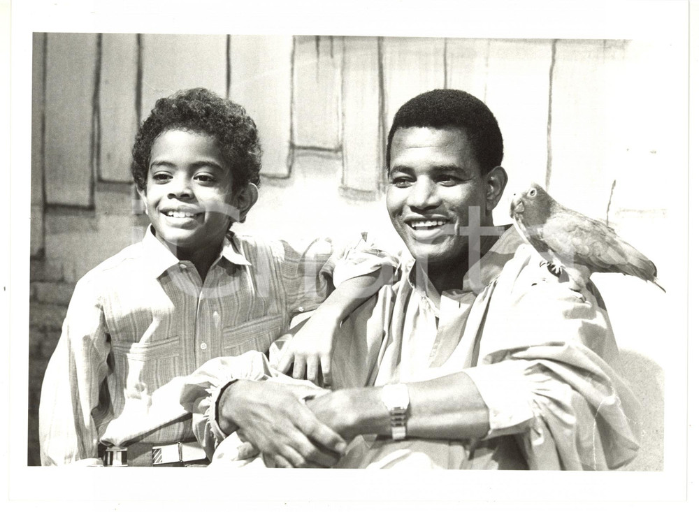 1985 ca MUSICA Cantante brasiliano Jair RODRIGUES con il figlio Jairzinho *Foto
