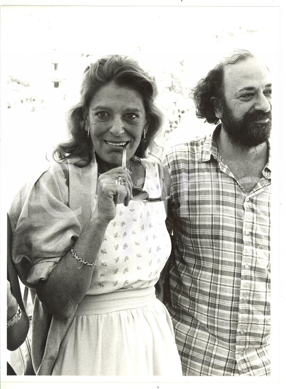 1985 ca VENEZIA - CINEMA Melina MERKOURI al fianco di Pantelis VOULGARIS *Foto