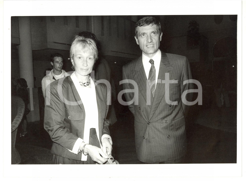 1986 VENEZIA Mostra del CINEMA - François LEOTARD con la moglie Ysabel *Foto