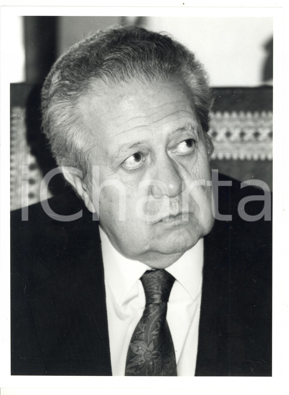 1991 FIRENZE Palazzo Vecchio - Ritratto di Mário SOARES *Foto 18x24 cm