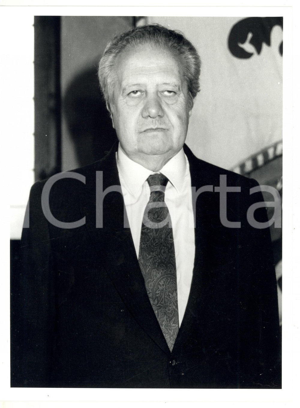 1991 FIRENZE Palazzo Vecchio - Ritratto di Mário SOARES (2) *Foto 18x24 cm