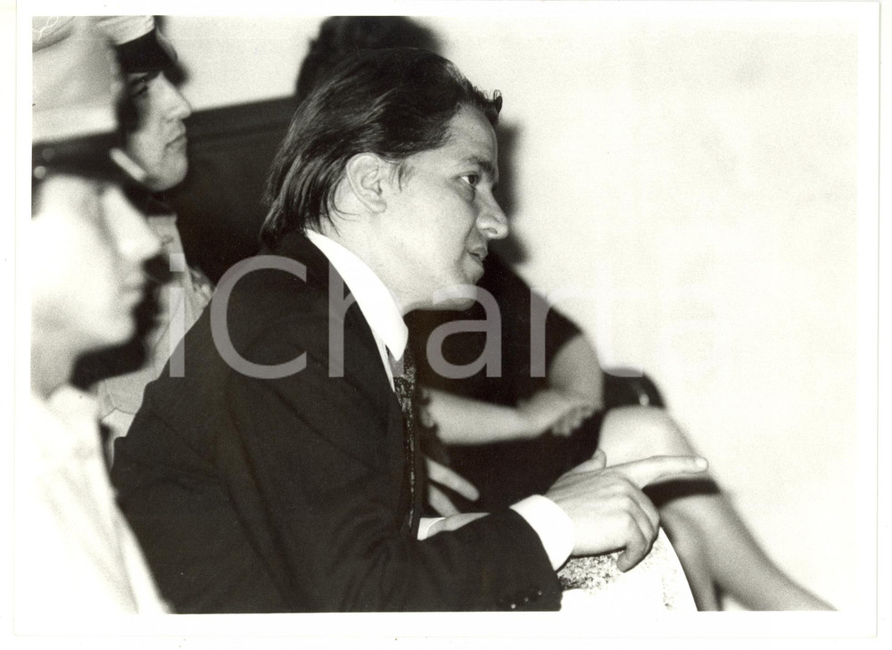 1985 ca TRIBUNALE DI MILANO Armando VERDIGLIONE al banco degli imputati *Foto
