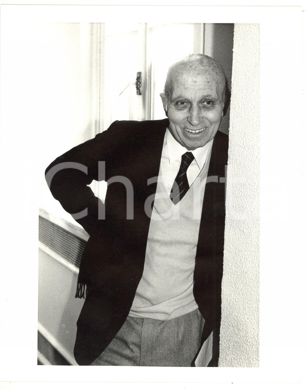 1985 ca MILANO Ritratto del medico Carlo SIRTORI *Fotografia 20x25 cm