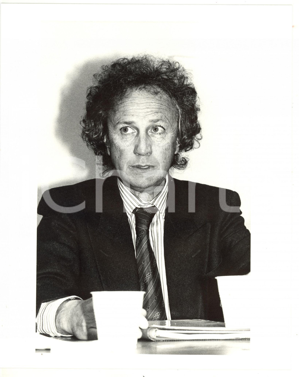 1985 ca MILANO Ritratto del professor Carlo Maria GUERCI - Foto 20x25 cm