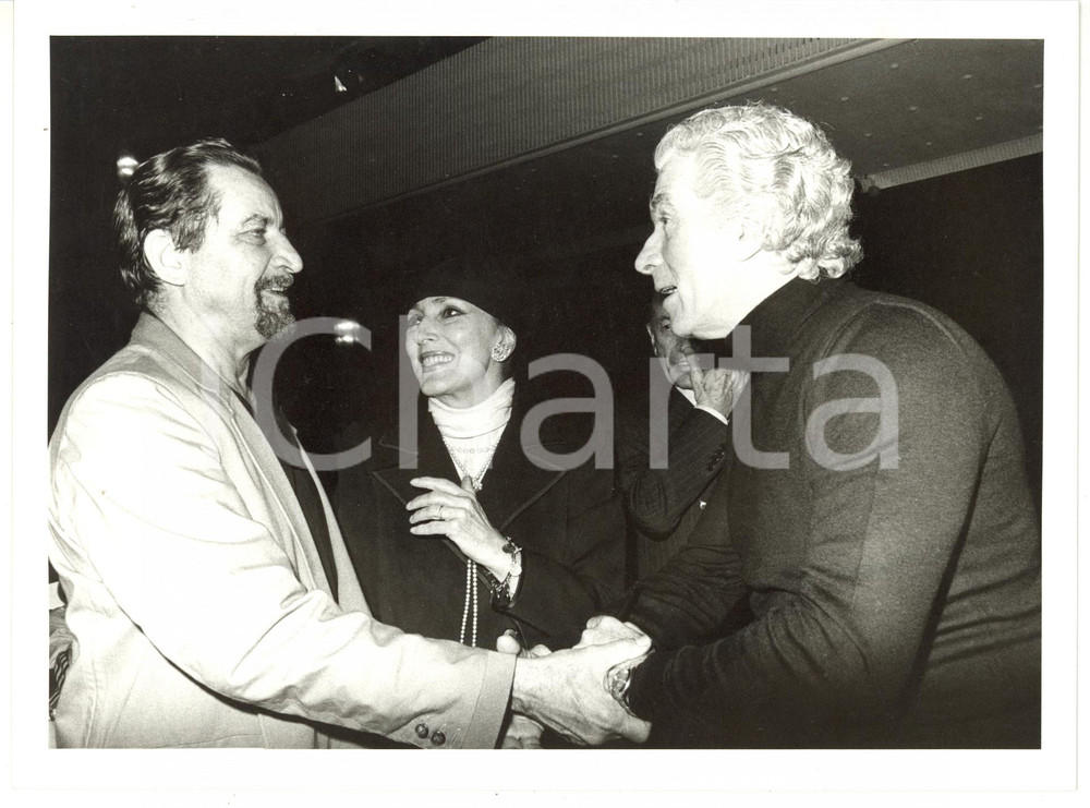 1985 ca PICCOLO TEATRO Giorgio STREHLER - Maurice BEJART - Valentina CORTESE