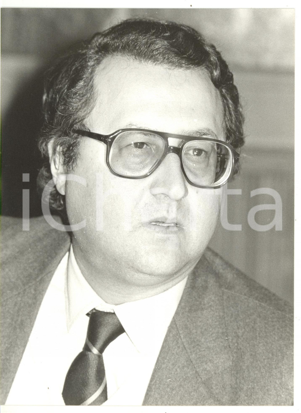 1985 ca MILANO - DC Ritratto Maurizio PRADA *Foto VINTAGE 18x24 cm