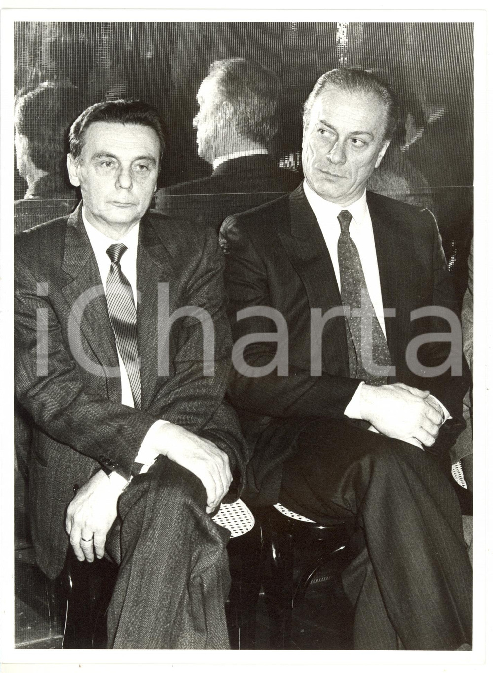 1985 ca MILANO - CARIPLO Direttore Sandro MOLINARI durante conferenza - Foto 