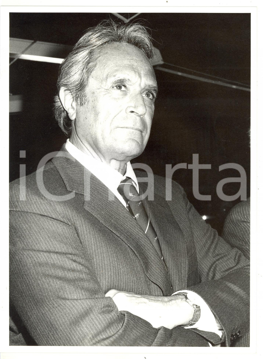 1985 ca MILANO Mario FORMENTON presidente Arnoldo Mondadori Editore *Foto 18x24