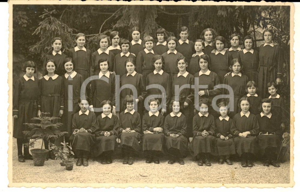 1932 SALO' Ritratto allieve di un collegio religioso - Foto cartolina GRANZOSI