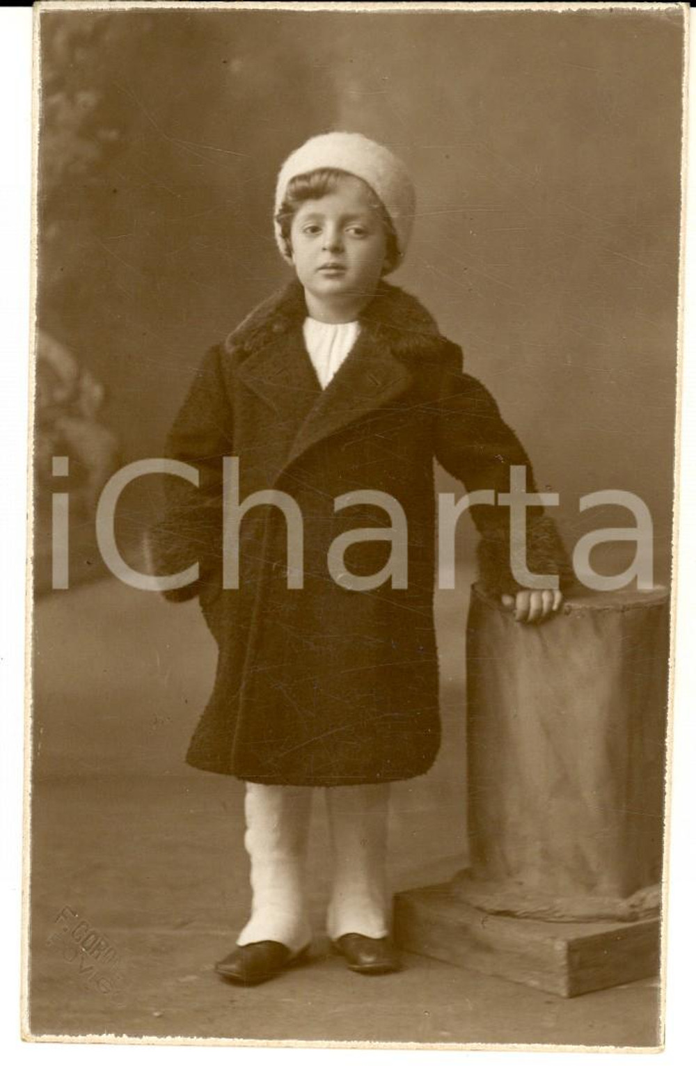 1912 ROVIGO Famiglia CASALINI - Ritratto di bambina - Foto cartolina CORONARO