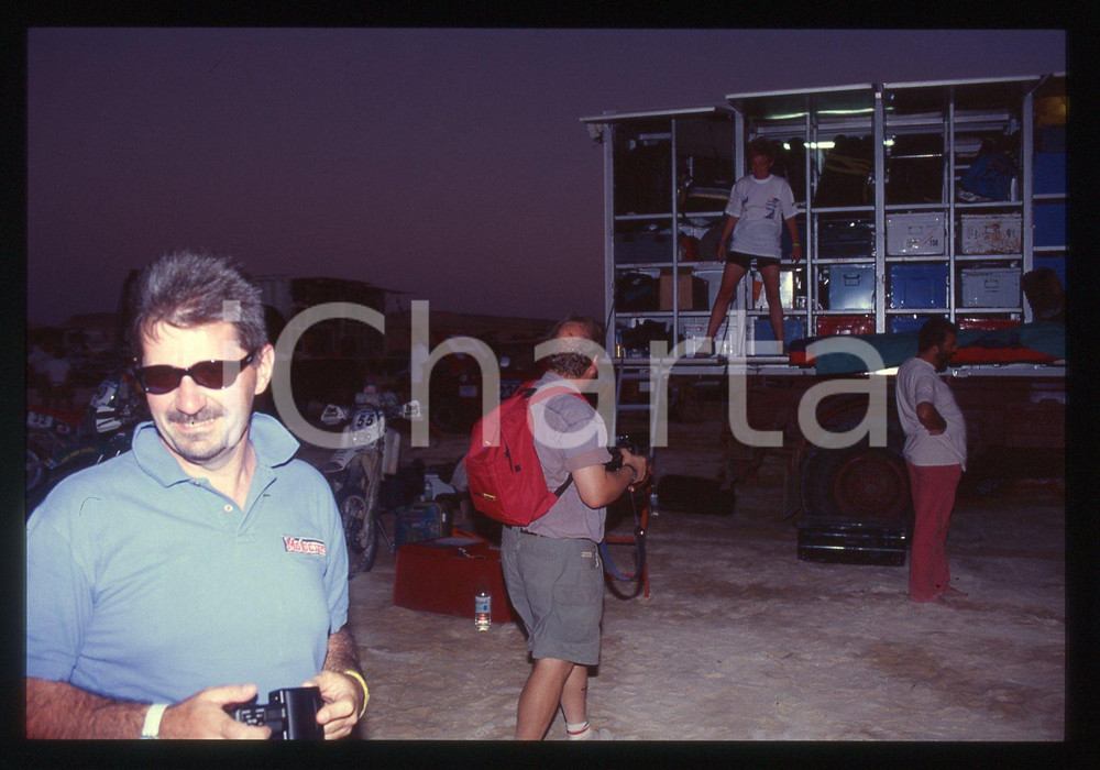 EGITTO 1999 Rally Faraoni - Gabriele GOBBI giornalista *35mm vintage slide 15