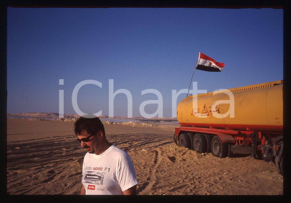 EGITTO 1999 Rally Faraoni - Gabriele GOBBI giornalista *35mm vintage slide 12
