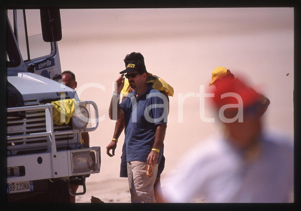 EGITTO 1999 Rally Faraoni - Gabriele GOBBI giornalista *35mm vintage slide 14