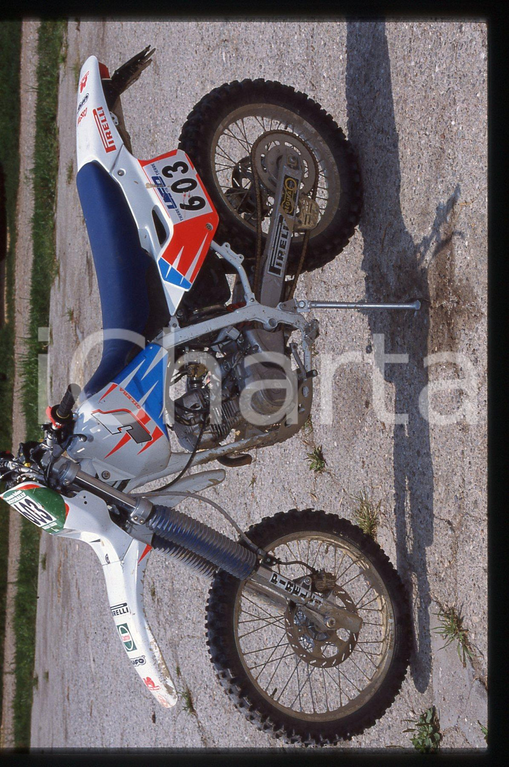 GILERA J 125 TRIAL - MOTORI 1995 ca 35 mm vintage slide 5