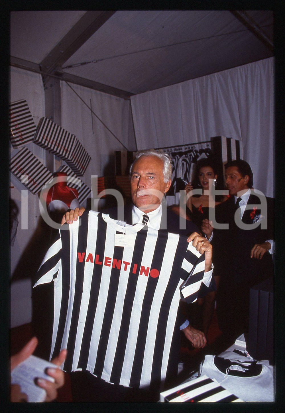 Giorgio ARMANI Stilista - MILANO 1992 CONVIVIO * 35 mm vintage slide 5