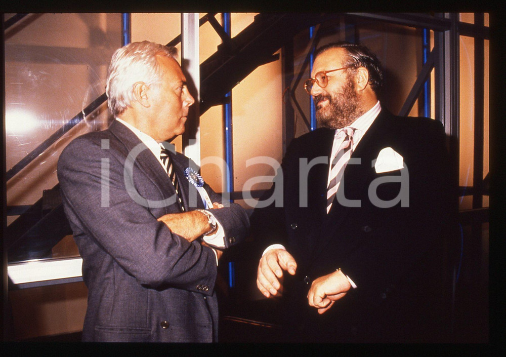 Fotografia d epoca originale MODA Giorgio ARMANI e Gianfranco FERRÃˆ   ITALIA  90  35 mm vintage slide 4 1