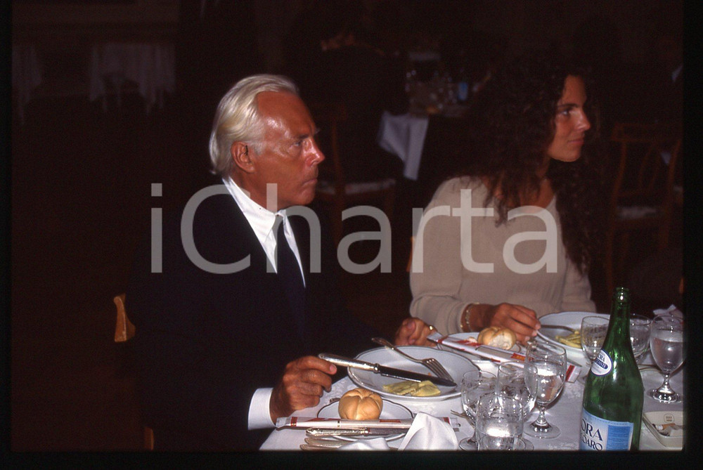 Giorgio e Roberta ARMANI - FESTIVAL CINEMA VENEZIA 1999 * 35 mm vintage slide 31