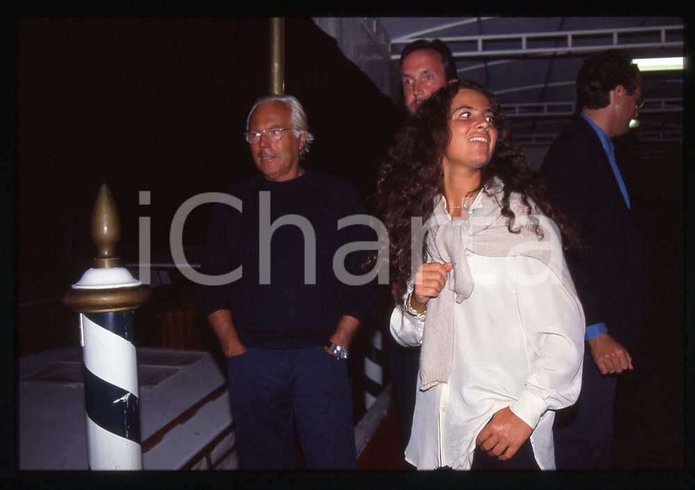 Giorgio e Roberta ARMANI - FESTIVAL CINEMA VENEZIA 1999 * 35 mm vintage slide 33