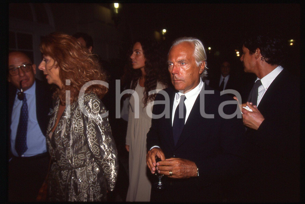 Giorgio e Roberta ARMANI - FESTIVAL CINEMA VENEZIA 1999 * 35 mm vintage slide 34