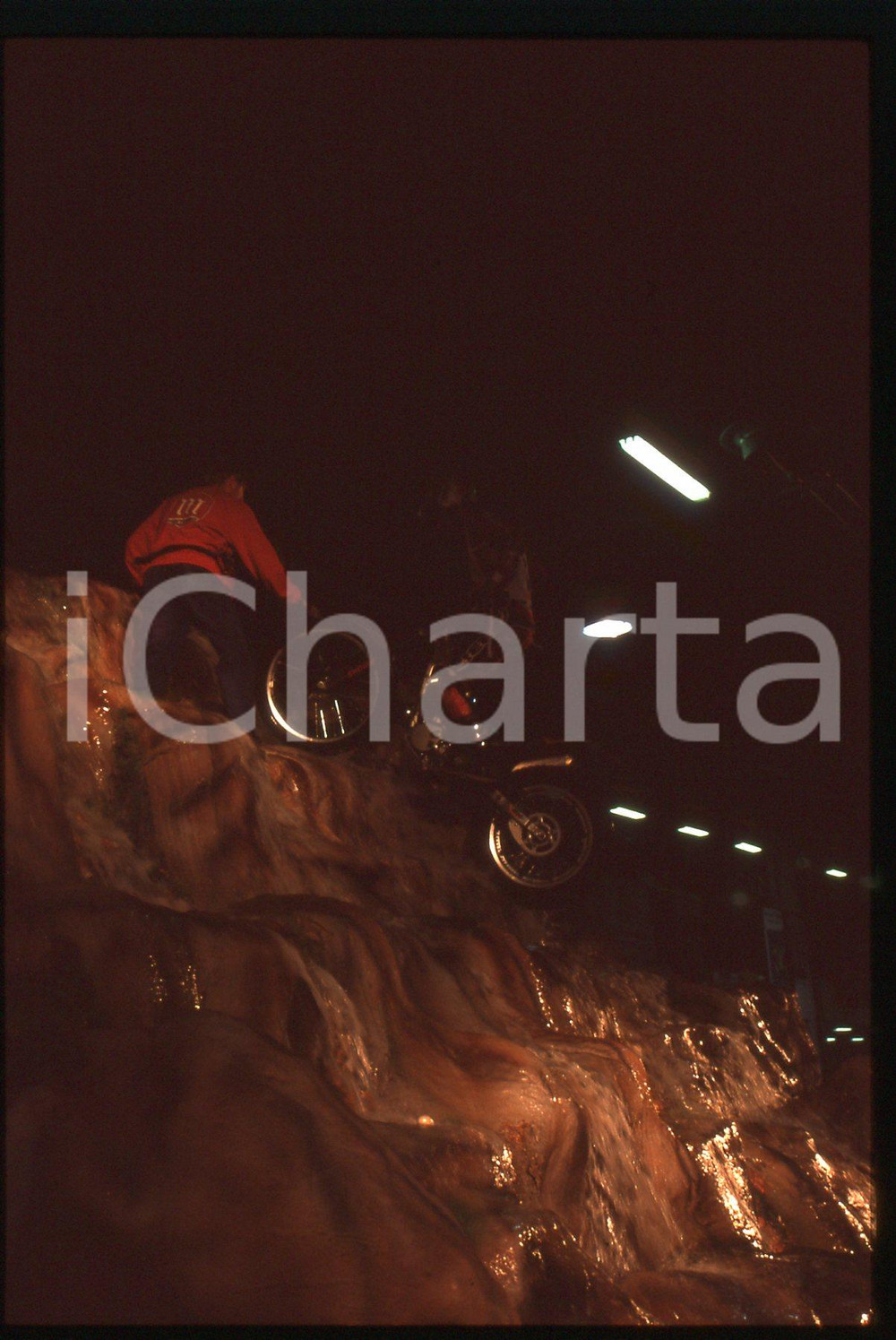 MOTOCLUB LAZZATE Campionato TRIAL INDOOR - MILANO 2000 35 mm vintage slide 60